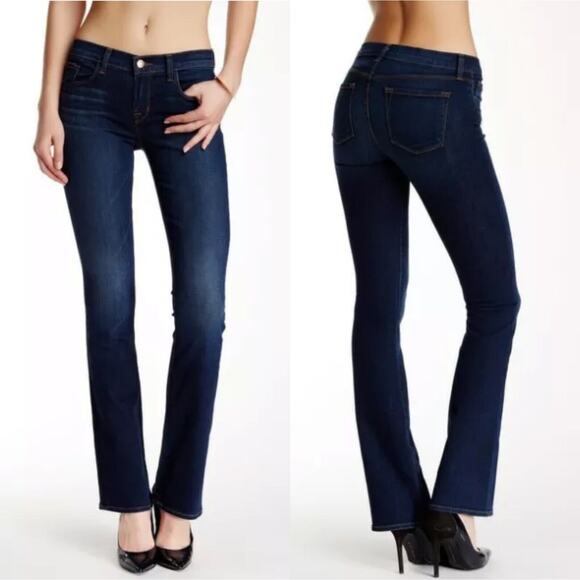 J Brand Denim Women’s Betty Boot-Cut Jeans Starlight Stretch Blue - Picture 1 of 12